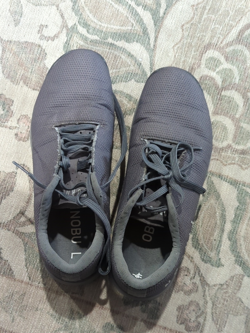 NOBULL Men's Dark Gray Lightweight Training Sneakers